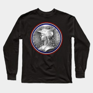 Head of French Republic Medallion Long Sleeve T-Shirt